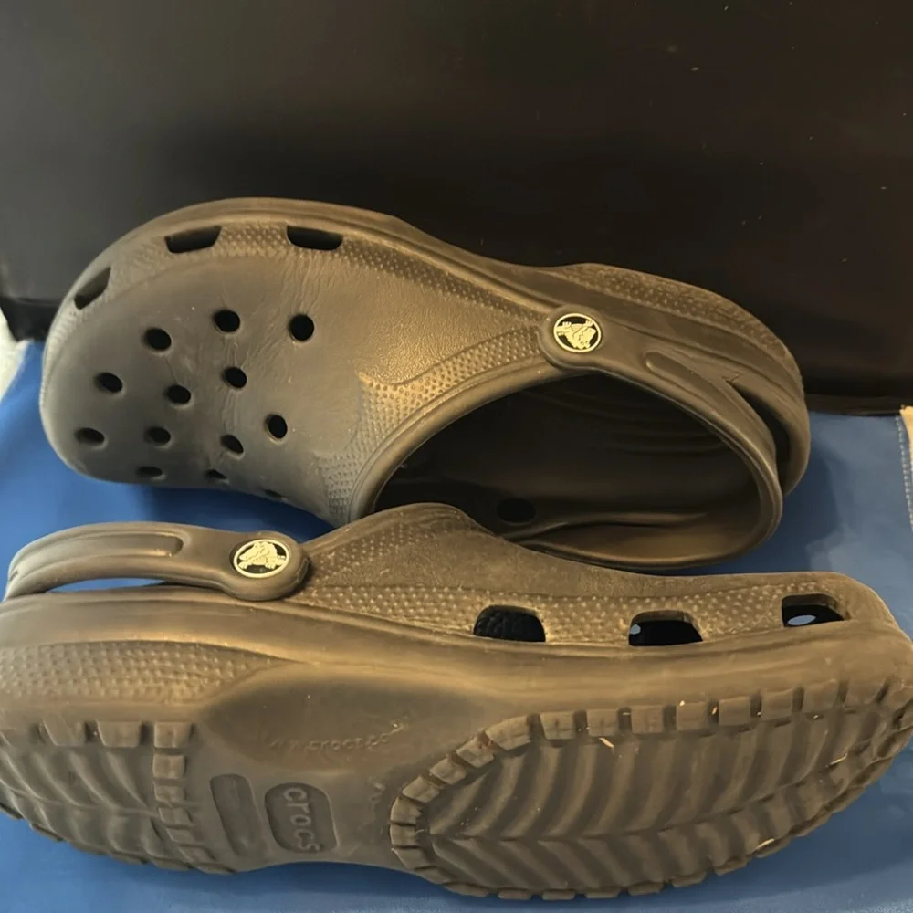 Black‎ Crocs Clogs Men 8-9